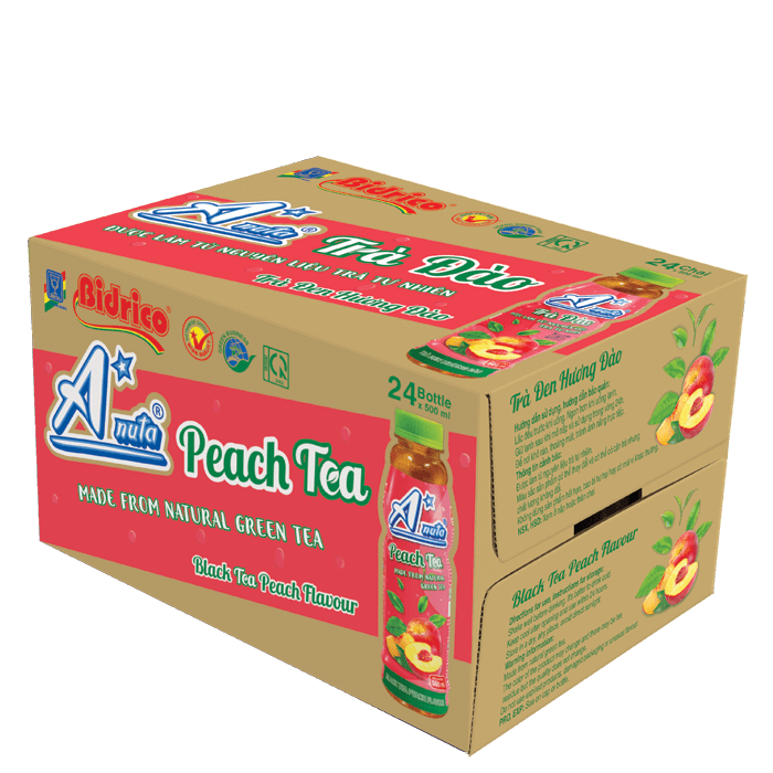 anuta peach tea carton 500ml